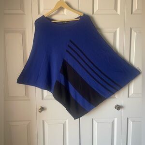 August silk | cotton blend shoulder shrug poncho. Size Large.